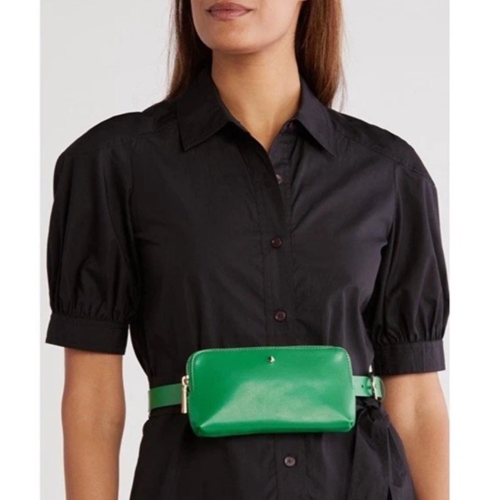 *NWT* KATE SPADE KELLY GREEN BELT BAG